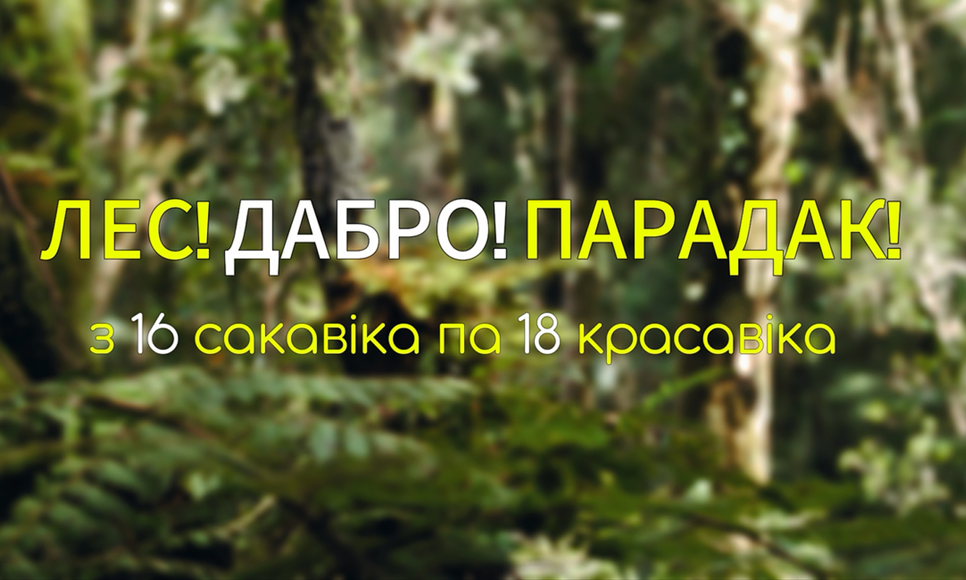 Лес! Дабро! Парадак!